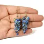 Lapis LazuliEarrings Natural Chip Beads Earrings for Women, Girls (Blue), 2 image