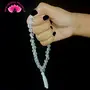 Natural Clear Quartz Crystal Stone Tasbeeh for Muslim Prayer 8 mm 33 Beads (Color : White), 4 image