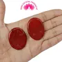 Natural Red Jasper Worry Stone Palm Stone Crystal Cabochons Oval Shape for Reiki Healing and Crystal Healing Stone Pack of 2 Pc , 4 image