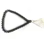 Natural Hematite Crystal Stone Tasbeeh for Muslim Prayer 8 mm 33 Beads (Color : Silver), 3 image