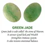Natural Green Jade Worry Stone Palm Stone Crystal Cabochons Oval Shape for Reiki Healing and Crystal Healing Stone Pack of 2 Pc , 2 image