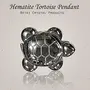Tortoise Crystal Stone Hematite Pendant, 3 image