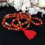 Natural Red Hakik Crystal Stone Tasbeeh for Muslim Prayer 8 mm 99 Beads (Color : Multi), 2 image