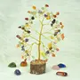 Natural Multi Stone 100 Beads Crystal Stone Tree for Reiki Healing and Vastu Correction, 7 image