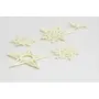 Christmas White Gliter Snow Flakes Hangings for Home Decor Living Room and Hanging for Christmas Tree Decorations Statue (Medium), 2 image