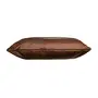Cushion Covers Self Brown Velvet Textured Look - 16X16 Inches (4), 4 image