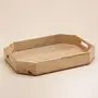 Wooden Tray Platter for Kitchen Party Dining Table Rectangle Platter with Handles, 2 image