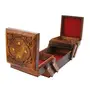 Handicrafts Wooden Jewellery Box | Wooden Flip Flop Jewel Storage Box for Women| Girls| Gifts, 2 image