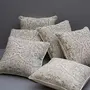 Printed Decorative Pillow | Cushion Cover Set for Sofa Bed or Living Room 16 x 16 inches (40 x 40 cm) Set of 6 (White Grey), 2 image