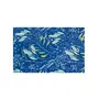 Table Mats/Placemats for Dining Table 6 Piece Set | Washable Printed Cloth Kitchen mats 45 x 30 cm Rectangular Dressing Table Placemats (Blue), 4 image