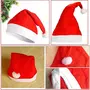 Christmas Santa Caps for Xmas Glitter Party Tree Decoration 1 Pieces, 3 image