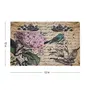 Table Mats/Placemats for Dining Table 6 Piece Set | Washable Printed Cloth Kitchen mats 45 x 30 cm Rectangular Dressing Table Placemats (Printed Bird), 3 image