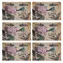 Table Mats/Placemats for Dining Table 6 Piece Set | Washable Printed Cloth Kitchen mats 45 x 30 cm Rectangular Dressing Table Placemats (Printed Bird), 5 image