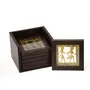 Dhokra Coaster Set With Stand ( Available In Set Of 6, 2 image