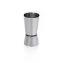Urban Snackers Double Sided Jigger Stainless Steel Silver 25 50 Ml Use for Drink Measuring Peg Measure at Home Hotel and Restaurant, 2 image