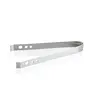 Ice Tong V Shape , Stainless Steel , Silver , Use for Ice/Salad/Roti/Chapati Kitchen and Bar Serving Accessories , Home , Bar , Restaurants , 18.5, 5 image