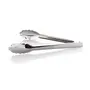 Urban Snackers Clam Shell Tong Stainless Steel Silver Use for Ice Salad Roti Chapati Kitchen and Bar Serving Accessories Home Bar Restaurants (25.5 x 14 cm), 3 image
