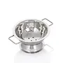 Urban Snackers Serving Stainless Steel Kitchen Colander Strainer with Wide Grip Basket Handles 16 cm Use for Hotel Home Bar & Restaurant, 5 image