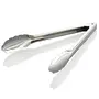 Urban Snackers Clam Shell Tong Stainless Steel Silver Use for Ice Salad Roti Chapati Kitchen and Bar Serving Accessories Home Bar Restaurants (25.5 x 14 cm), 4 image