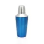 Cocktail Mocktail Shaker , 10 Oz 295 Ml , Stainless Steel , Blue Silver , Round , Use for Drink Mixer at Home , Hotel , Restaurant, 3 image