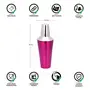 Cocktail/Mocktail Shaker , 28 Oz/829 Ml , Stainless Steel , Pink/Silver , Use for Drink Mixer at Home , Hotel , Restaurant , Pack of 1, 3 image