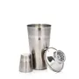 4 Line Cocktail Mocktail Shaker , 28 Oz 828 Ml , Stainless Steel , Silver , Round , Use for Drink Mixer at Home , Hotel , Restaurant, 3 image