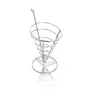Urban Snackers Stainless Steel French Fry Holder Cone Basket Stand for Chips & Appetizers 22.5 cmx 11 cm Use for Snacks Serving Platter & Food Presentation at Home Hotel Restaurant, 5 image