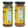 The Achaari Khatti Achaari Black Pepper & Khatti Achaari Red Chilli 100% No Oil & No Preservative Homemade Mango Pickles 500grams (Pack of 2), 2 image