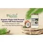 100 % Pure Organic Virgin Cold Pressed Coconut Cooking Oil -500 ml (Glass Bottles ), 4 image