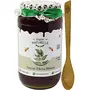 Farm Naturelle - 100% Pure Neem Forest Flower Honey | Raw Natural Ayurved Recommended Unprocessed Honey |Naturally Occurring Antioxidants & Minerals - Neem Honey 1.45 KG -Glass Bottle and a wooden Spoon., 2 image