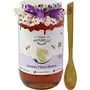 Farm Naturelle: Jamun Flower Honey, Wild Forest (Jungle) Honey | 100% Pure Honey, Raw Natural Un-processed - Un-heated Honey | Lab Tested In Glass Bottle-1450g and a Wooden Spoon., 2 image
