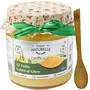 Farm Naturelle-A2 Desi Cow Ghee| Grass Fed Sahiwal Cows |Vedic Bilona method -Curd Churned - Golden, Grainy & Aromatic, Keto Friendly, NON-GMO, Lab tested - 300ml With a Wooden Spoon In Glass Jar, 5 image