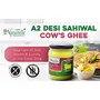 Farm Naturelle-A2 Desi Cow Ghee from Grass Fed Gir Cows | Vedic Bilona method-Curd Churned-Golden | Grainy & Aromatic, Keto Friendly | Lab tested, NON-GMO, Glass Jar-500ml x 2, 4 image