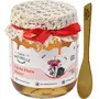 Farm Naturelle-Litchi Flower Wild Forest (Jungle) Honey | 100% Pure Natural Honey, Raw Natural Un-Processed - Un-Heated Honey | Lab Tested Litchi Honey In Glass Bottle-700g+75gm Extra and a Wooden Spoon, 3 image
