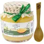 Farm Naturelle-A2 Desi Cow Ghee| Grass Fed Sahiwal Cows |Vedic Bilona method -Curd Churned - Golden, Grainy & Aromatic, Keto Friendly, NON-GMO, Lab tested - 200ml+50ml Extra With a Wooden Spoon In Glass Jar, 5 image