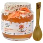 Farm Naturelle-100% Pure Honey | Raw Natural Unprocessed Jungle Honey | Forest Flowers Honey,400gm and a Wooden Spoon, 3 image