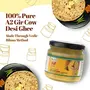 Farm Naturelle-A2 Desi Cow Ghee from Grass Fed Gir Cows |Vedic Bilona method - Curd Churned - Golden, Grainy & Aromatic, Keto Friendly, Lab tested, NON-GMO - 500ml+50ml Extra With a Wooden Spoon In Glass Jar, 7 image