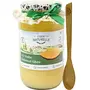 Farm Naturelle-A2 Desi Cow Ghee| Grass Fed Sahiwal Cows |Vedic Bilona method -Curd Churned - Golden, Grainy & Aromatic, Keto Friendly, NON-GMO, Lab tested | 1 Kg With a Wooden Spoon In Glass Jar, 6 image
