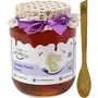 Virgin 100% Pure Raw Natural Unprocessed Jamun Flower Forest Honey-1 KG Glass Bottle, 3 image