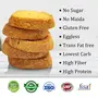Keto Coconut Cookies (Net Carb 12%) Zero Sugar Gluten Free Snacks - 200 gm (Pack of 3), 3 image