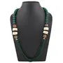 Designer Handmade Green Stone Traditional Necklace for Women, 3 image