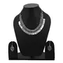Jewelry German Silver Oxidised Necklace Set for Women, 3 image