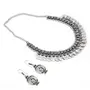 Jewelry German Silver Oxidised Necklace Set for Women, 2 image
