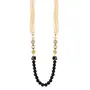 Designer Handmade Tulsi Mala Black Stone Beads Necklace for Women and Girls, 3 image