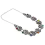 Turkish Style Oxidised German Silver Necklace Pendant for Women, 3 image