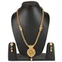 Elegant Traditional Gold Plated Necklace for Women, 3 image