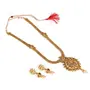 Elegant Traditional Gold Plated Necklace for Women, 2 image