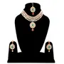 Crystal Gold Plated and Kundan Necklace for Women & Girls, 3 image