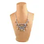 Jhumki Style Silver Oxidised Necklace for Women and Girls (Silver), 3 image