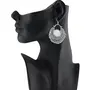 Elegant Black Meena Oxidised Jewellery Set with Earrings for Women and Girls, 4 image